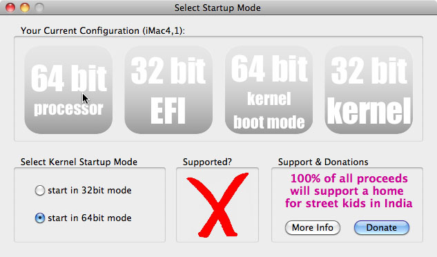 Startup Mode Selector After