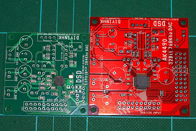 ES9018 and AK4490EQ DAC Card