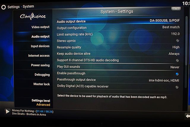 Audio Settings