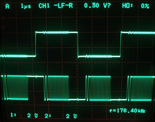 DSD64 DoP LRCK-DATA