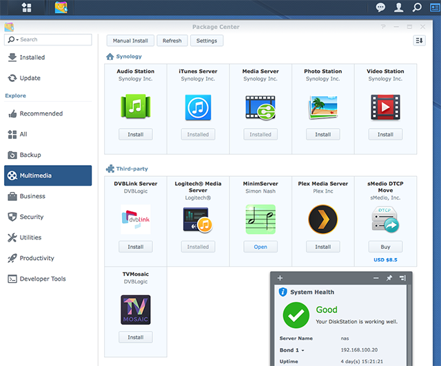 Synology NAS GUI Installer