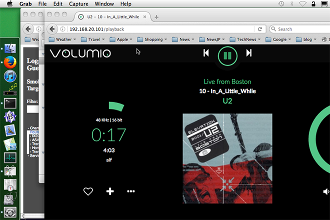 Volumio WEB Console 