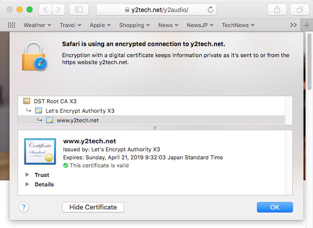 y2tech SSL Access