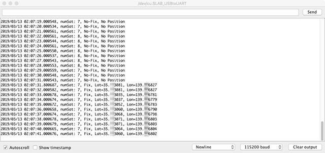 GNSS Capturing Successed