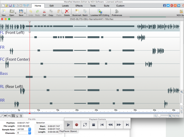 Multi-ch TestSound