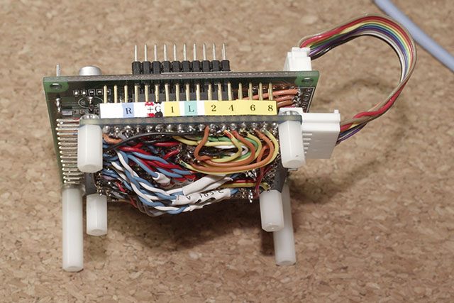 8ch add-on DAC board side-view