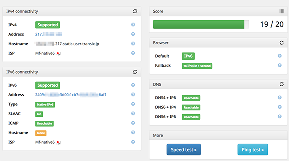 From Work VLAN to IPv6Test