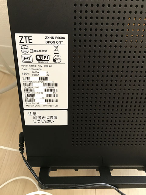 ZTE F660A ONU Router