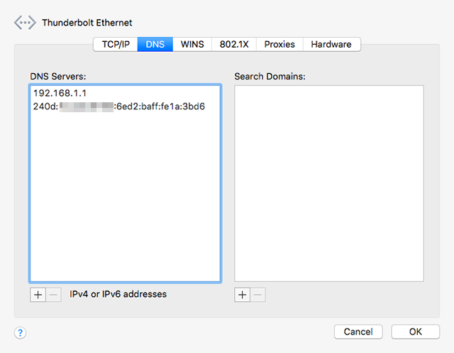 Checking Client's DNS settings