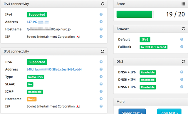 Nuro IPv6 Test