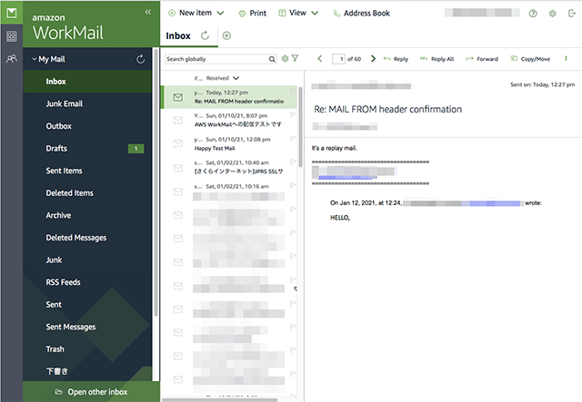 IMAP data importing