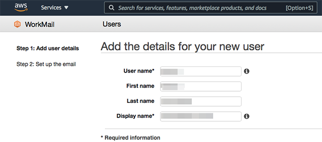 User Account Registration