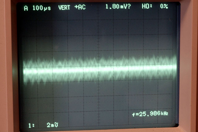 Analog +8V Noise