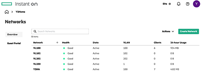 Networks-SSID Settings