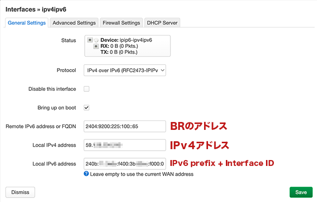 Create a tunnel interface 02