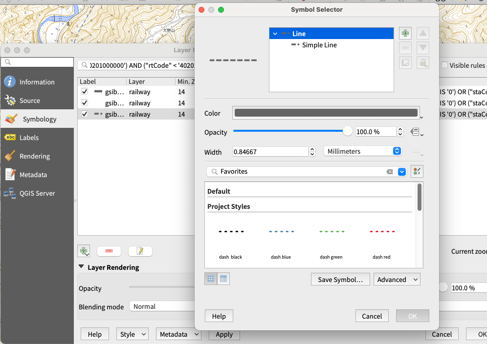 Line Style Edti Dialog