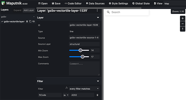 Maputnik Layer Style Editing