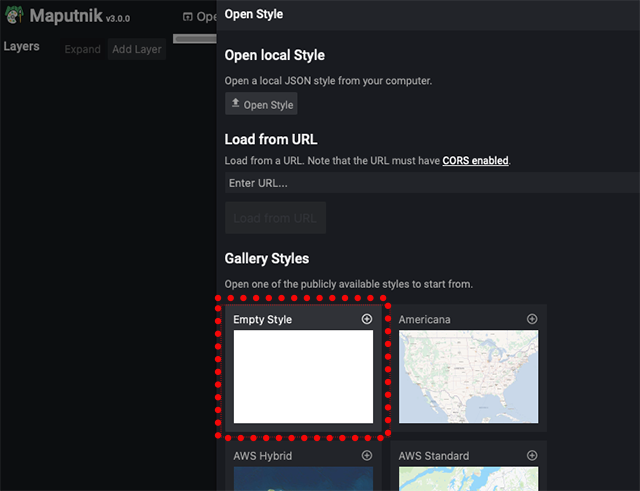 Maputnik Reset Work Space