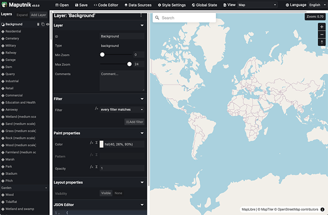 OSM Initial Map View